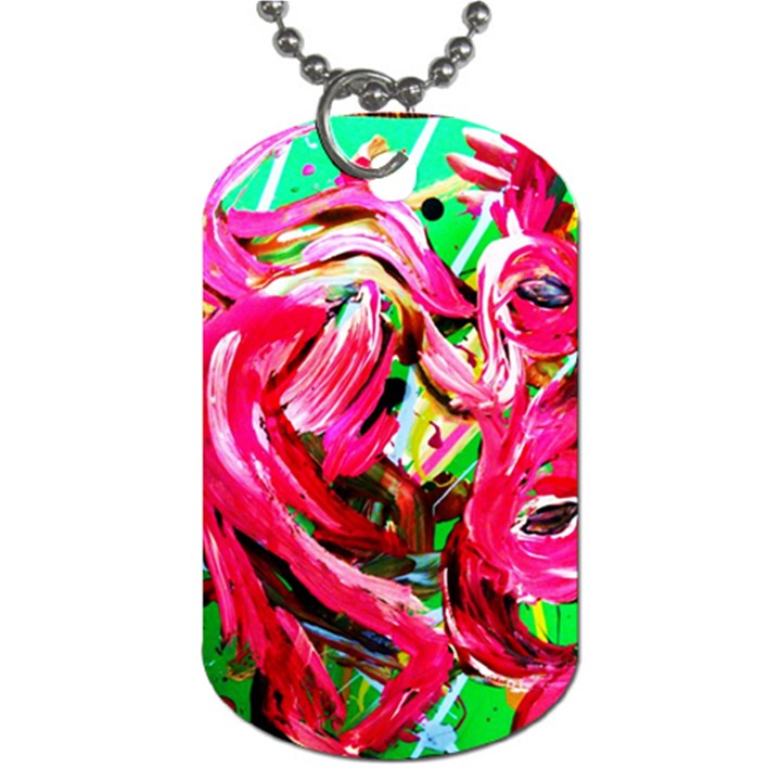 Flamingo   Child Of Dawn 5 Dog Tag (Two Sides)