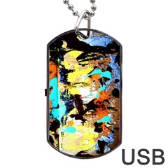 Fragrance Of Kenia 4 Dog Tag Usb Flash (one Side)