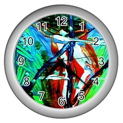 Depression 4 Wall Clocks (silver) 