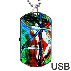 Depression 4 Dog Tag Usb Flash (one Side)