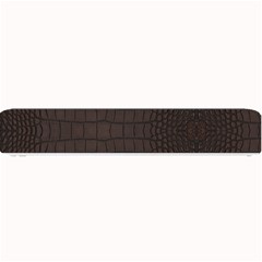 Gator Brown Leather Print Small Bar Mats by LoolyElzayat