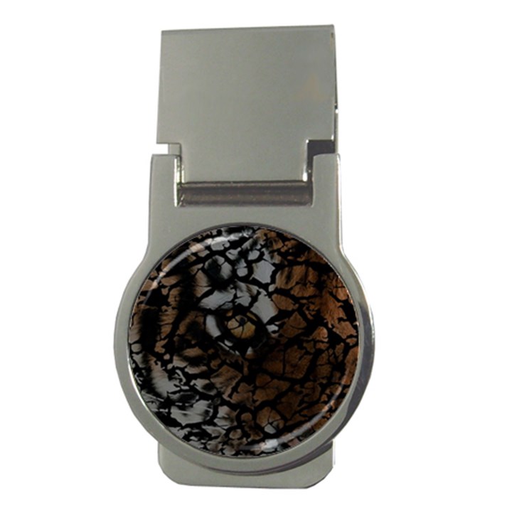 Earth Texture Tiger Shades Money Clips (Round) 