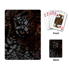 Earth Texture Tiger Shades Playing Card by LoolyElzayat