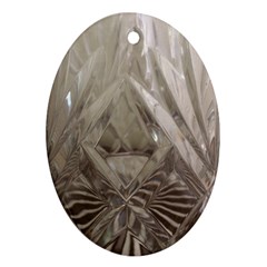 Cut Crystal Ornament (Oval)