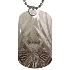 Cut Crystal Dog Tag (one Side) by DeneWestUK