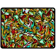 Artwork By Patrick-colorful-46 Double Sided Fleece Blanket (large)  by ArtworkByPatrick