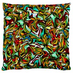 Artwork By Patrick-colorful-46 Large Flano Cushion Case (two Sides) by ArtworkByPatrick