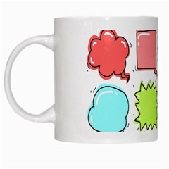 Set Collection Balloon Image White Mugs by Nexatart