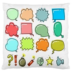 Set Collection Balloon Image Standard Flano Cushion Case (one Side) by Nexatart