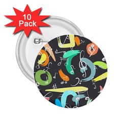 Repetition Seamless Child Sketch 2 25  Buttons (10 Pack)  by Nexatart