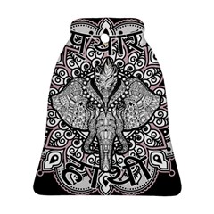 Ornate Hindu Elephant  Bell Ornament (Two Sides)