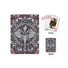 Ornate Hindu Elephant  Playing Cards (mini)  by Valentinaart