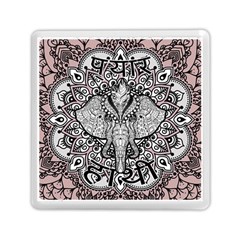 Ornate Hindu Elephant  Memory Card Reader (square)  by Valentinaart