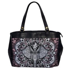 Ornate Hindu Elephant  Office Handbags by Valentinaart