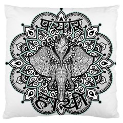 Ornate Hindu Elephant  Standard Flano Cushion Case (two Sides) by Valentinaart