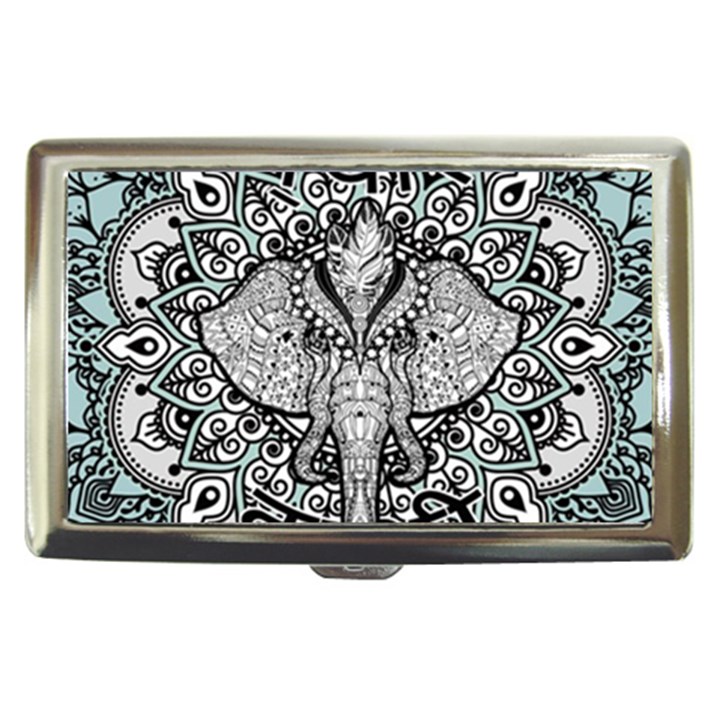 Ornate Hindu Elephant  Cigarette Money Cases