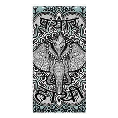 Ornate Hindu Elephant  Shower Curtain 36  X 72  (stall)  by Valentinaart