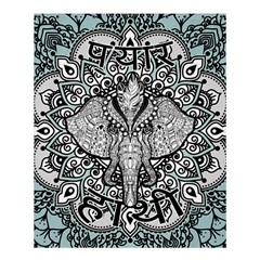 Ornate Hindu Elephant  Shower Curtain 60  X 72  (medium)  by Valentinaart