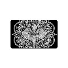 Ornate Hindu Elephant  Magnet (name Card) by Valentinaart