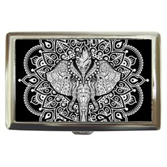 Ornate Hindu Elephant  Cigarette Money Cases by Valentinaart