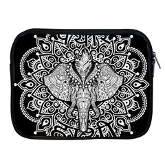 Ornate Hindu Elephant  Apple Ipad 2/3/4 Zipper Cases by Valentinaart