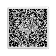 Ornate Hindu Elephant  Memory Card Reader (square)  by Valentinaart