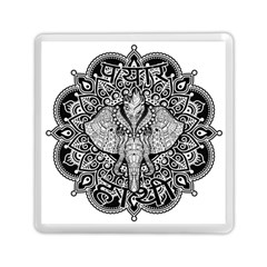 Ornate Hindu Elephant  Memory Card Reader (square)  by Valentinaart