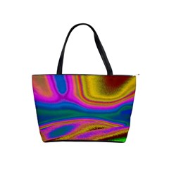 Colorful Waves Shoulder Handbags by LoolyElzayat