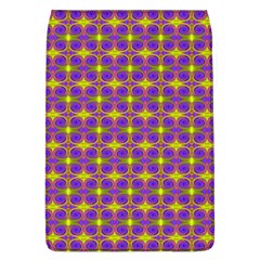 Purple Yellow Swirl Pattern Flap Covers (l)  by BrightVibesDesign