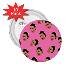 Crying Kim Kardashian 2 25  Buttons (10 Pack)  by Valentinaart