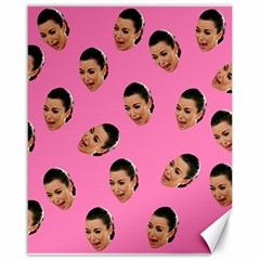 Crying Kim Kardashian Canvas 16  X 20   by Valentinaart