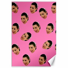 Crying Kim Kardashian Canvas 20  X 30   by Valentinaart