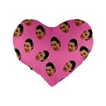 Crying Kim Kardashian Standard 16  Premium Heart Shape Cushions Back