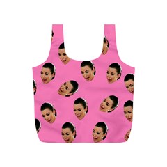 Crying Kim Kardashian Full Print Recycle Bags (s)  by Valentinaart