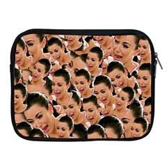 Crying Kim Kardashian Apple Ipad 2/3/4 Zipper Cases by Valentinaart