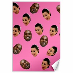 Crying Kim Kardashian Canvas 20  X 30   by Valentinaart