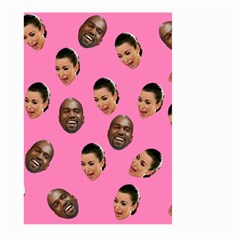 Crying Kim Kardashian Large Garden Flag (two Sides) by Valentinaart