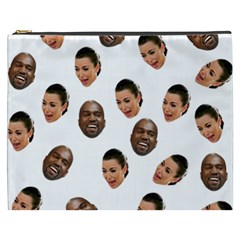 Crying Kim Kardashian Cosmetic Bag (xxxl)  by Valentinaart