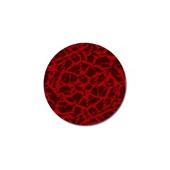 Red Earth Texture Golf Ball Marker (10 Pack) by LoolyElzayat