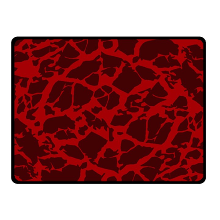 Red Earth Texture Fleece Blanket (Small)