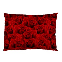 Romantic Red Rose Pillow Case (two Sides) by LoolyElzayat