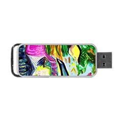 Lilac And Lillies 2 Portable Usb Flash (two Sides)