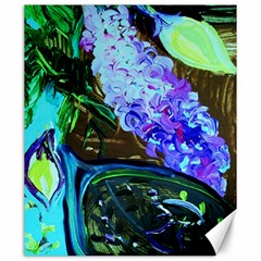 Lilac And Lillies 1 Canvas 20  X 24   by bestdesignintheworld