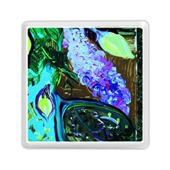 Lilac And Lillies 1 Memory Card Reader (square)  by bestdesignintheworld