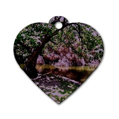 Hot Day In Dallas 31 Dog Tag Heart (one Side) by bestdesignintheworld