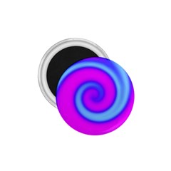 Swirl Pink Turquoise Abstract 1.75  Magnets