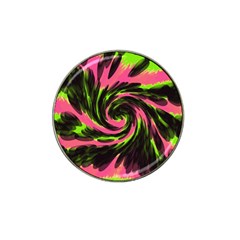 Swirl Black Pink Green Hat Clip Ball Marker (10 Pack) by BrightVibesDesign