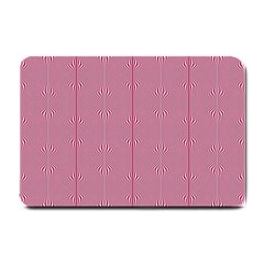 Mod Twist Stripes Red And White Small Doormat 