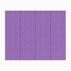 Mod Twist Stripes Purple And White Small Glasses Cloth (2-side) by BrightVibesDesign