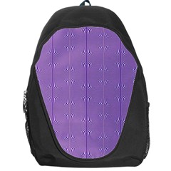 Mod Twist Stripes Purple And White Backpack Bag by BrightVibesDesign